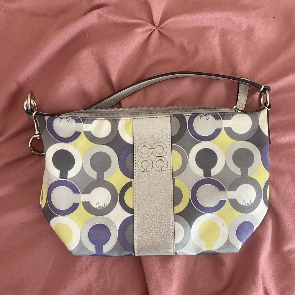 Pastel Julia Scarf Coach Purse